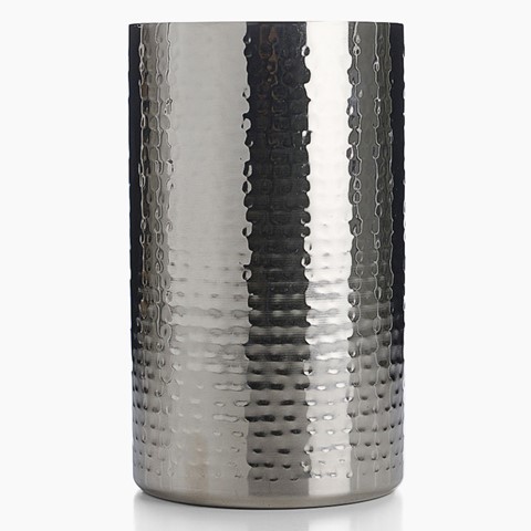 BarCraft Stainless Steel Hammered Wine Cooler