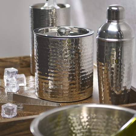 BarCraft Hammered-Steel Textured Cobbler-Style Shaker primary image