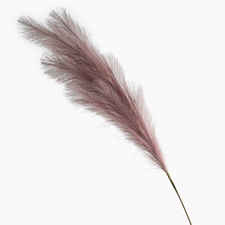 Lilac Faux Pampas Grass Stem image