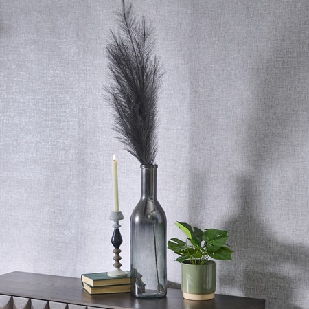 Grey Faux Pampas Grass Stem primary image