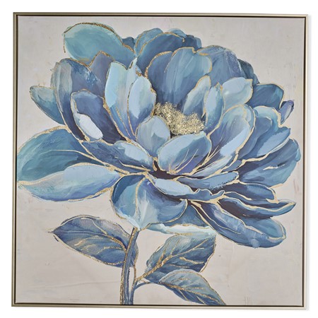 Sterling Home Blue Rose Framed Canvas image