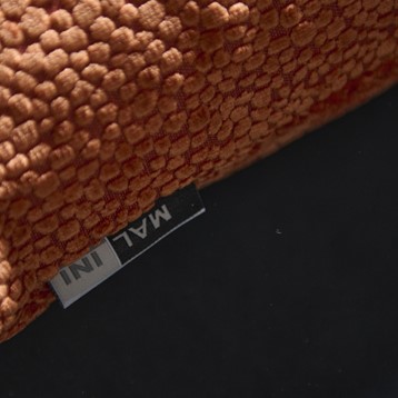 Bingham Orange Velvet Cushion Image