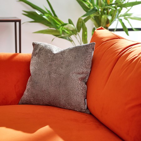 Bingham Taupe Velvet Cushion primary image