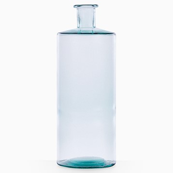 Guan Clear Bottle Glass Vase - 40cm Image