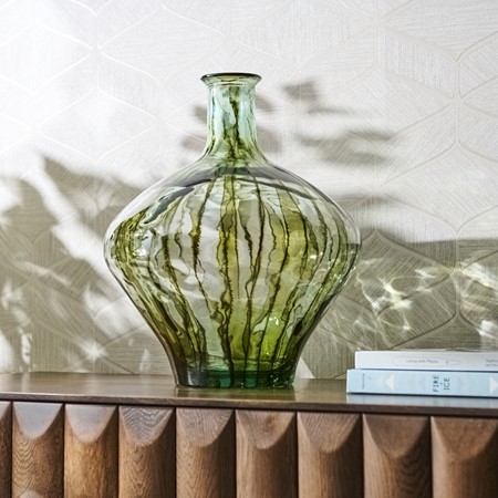 Palermo Green Recycled Glass Vase - 46cm primary image
