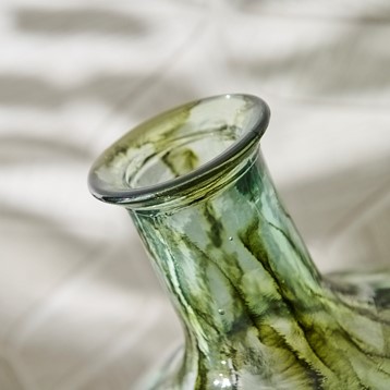 Palermo Green Recycled Glass Vase - 46cm Image