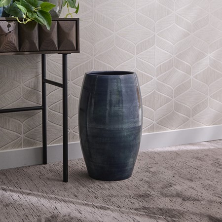 Lester Dark Blue Round Vase primary image