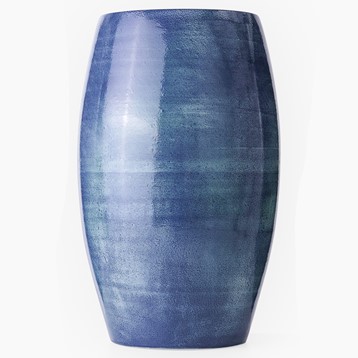 Lester Dark Blue Round Vase Image