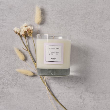 Sterling Home Fragrance Hydrangea & Cotton Candle primary image