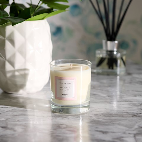 Sterling Home Fragrance Gardenia & Peony Candle