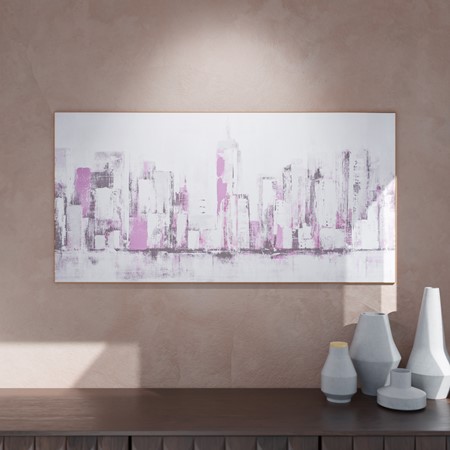 City Scape Framed Canvas primary image
