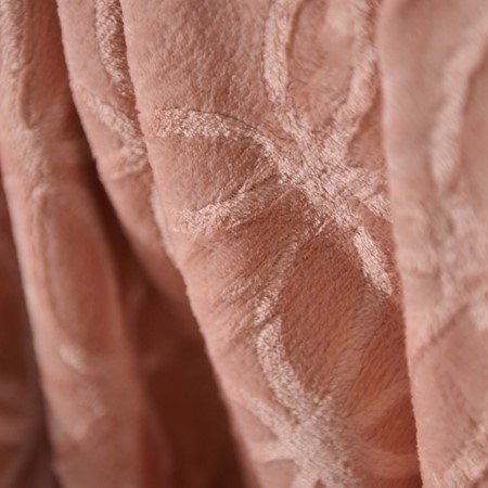 Ultrasoft Pink Embossed Columbus Throw image