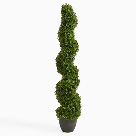 Artificial Medium Topiary Twirl Tree