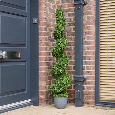 Artificial Large Topiary Twirl Tree