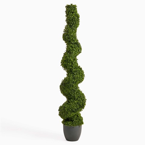 Artificial Large Topiary Twirl Tree