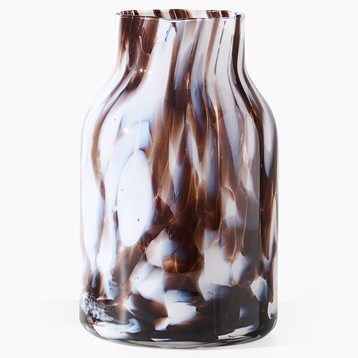 Tortoiseshell Tall Glass Vase Image