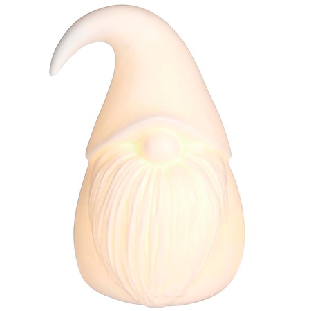 LED Gnome Ornament - White primary image