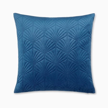 Catherine Lansfield Art Deco Pearl Cushion - Navy Blue image