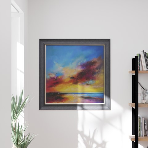 Positive Energy Framed Print