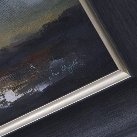 Turquoise Blaze Framed Print image