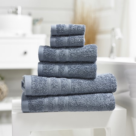 Harrison 6 Piece Towel Bale - Airforce primary image