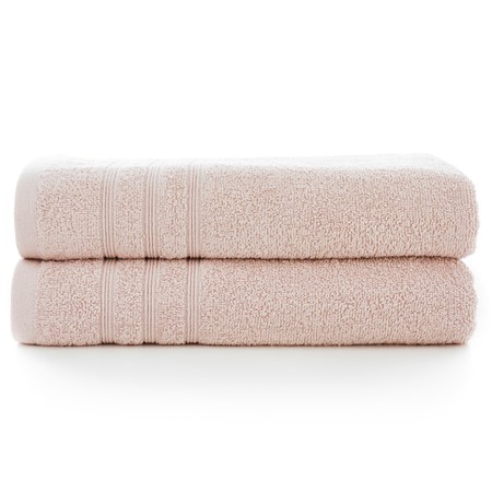 Harrison 2 Piece Bath Sheet Towel Bale - Blush image