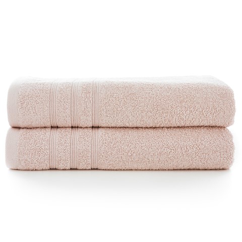 Harrison 2 Piece Blush Bath Sheet Towel Bale