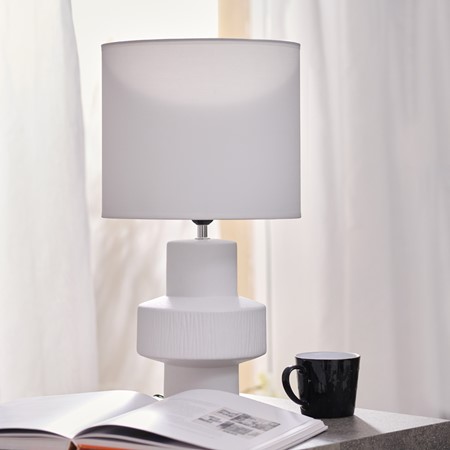 Ivory Lamp With Shade primary image