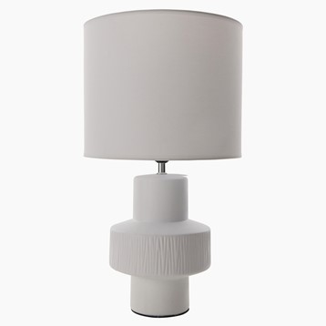 Ivory Lamp With Shade Image