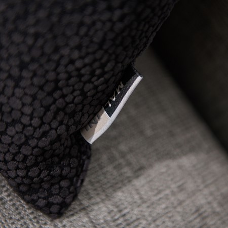 Bingham Black Velvet Cushion image