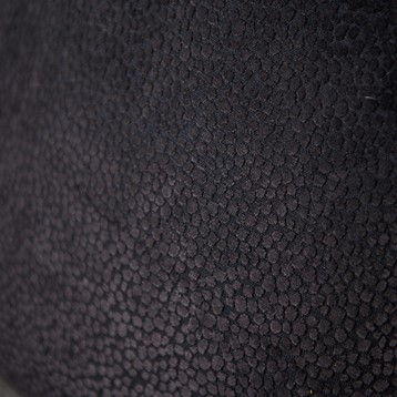 Velvet Bingham Dots Cushion - Black Image