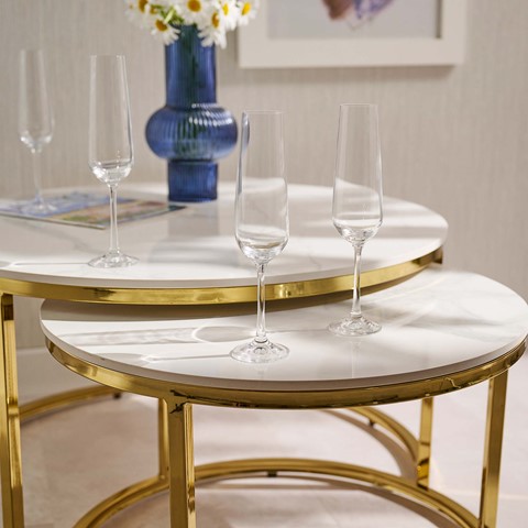 Dartington Cheers Champagne Flutes Set of 4