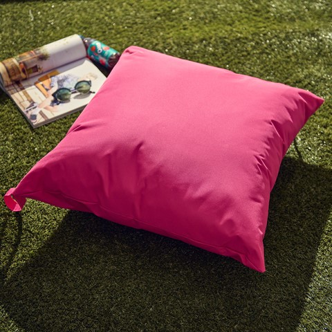 Riva Paoletti Pink Outdoor Floor Cushion