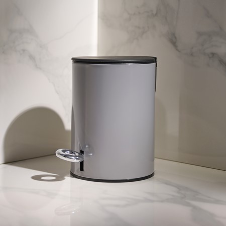 Natura Grey Soft Close Pedal Bin primary image