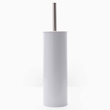 Natura White Toilet Brush & Holder image