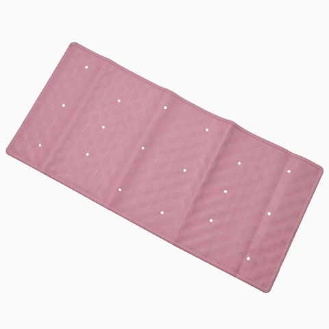 Pink Rubber Bath Mat