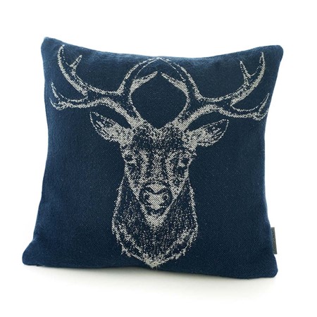 Navy Stag Cushion image