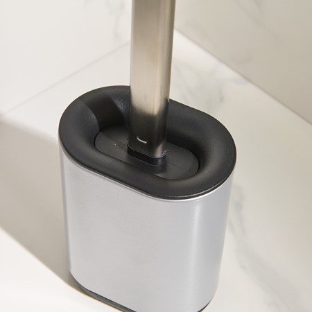 Santorini Toilet Brush - Silver image