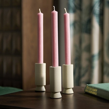 Dusky Pink 8" Dinner Candle Set of 6 primary image