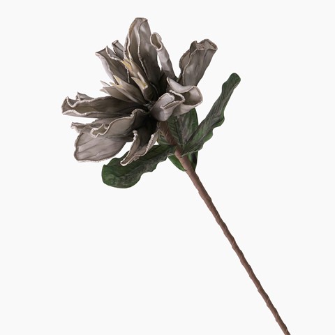 Grey Faux Flower