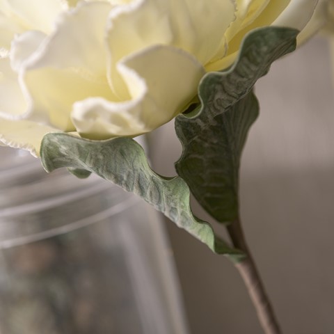 White Faux Flower