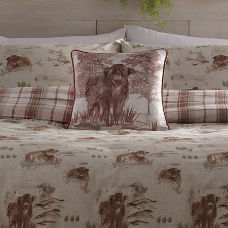 Hanson Highland Cow Filled Cushion primary image
