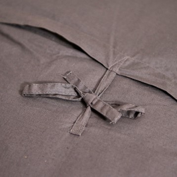 Brooklands Graphite Quilted Velvet Cushion Image