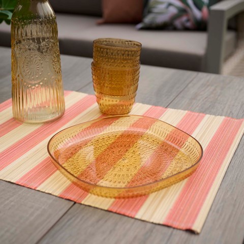Embossed Yellow Plate