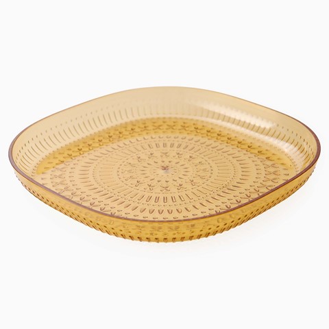 Embossed Yellow Plate