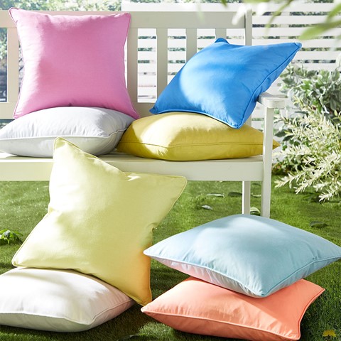 Plain Outdoor Filled Cushion