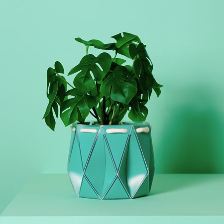 POTR Self-Watering Pot - Aqua primary image