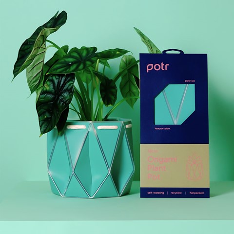 POTR Self-Watering Pot - Aqua