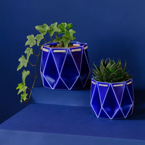 POTR Self-Watering Pot - Navy