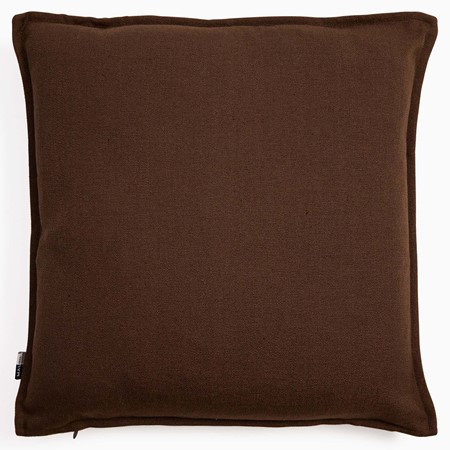 Chocolate Brown Linen Cushion image